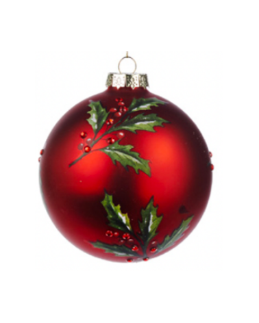 Goodwill - Sfera in Vetro con Agrifoglio