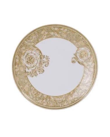 Versace - Piatto Piano Barocco Beige 21 cm