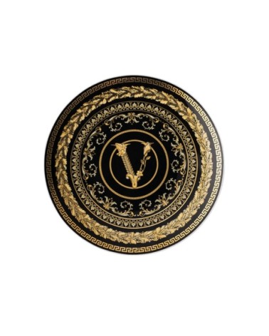 Versace - Piatto piano "Virtus Gala Black" 17cm