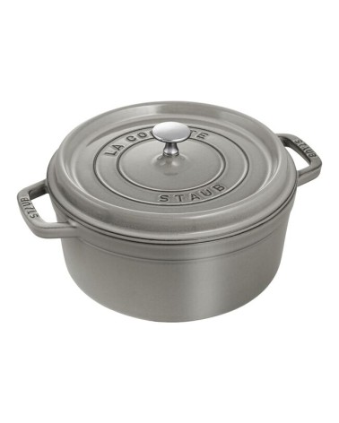 STAUB - Cocotte Rotonda Grigia 24cm.