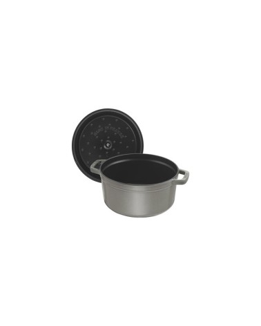 STAUB - Cocotte Rotonda Grigia 24cm.