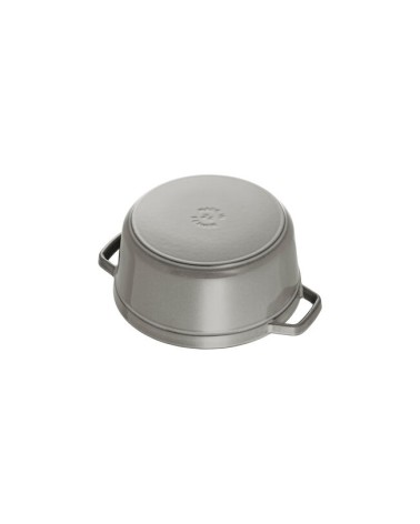 STAUB - Cocotte Rotonda Grigia 24cm.