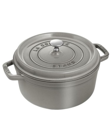 STAUB - Cocotte Rotonda Grigia 26cm.