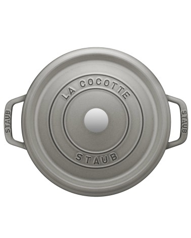 STAUB - Cocotte Rotonda Grigia 26cm.