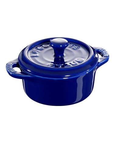 STAUB - Mini Cocotte Blu Scuro 10cm.