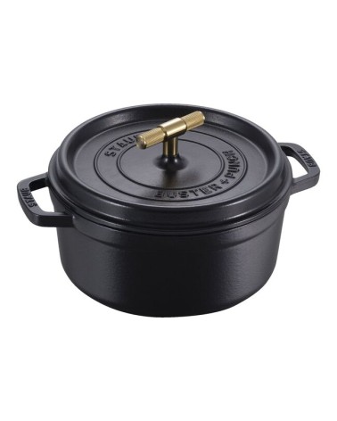 STAUB - Cocotte Buster+Punch Nera 24cm.