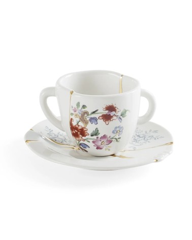 Seletti - Tazzina Da Caffè e Piattino Kintsugi