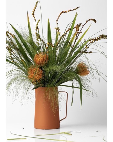 KN Industrie "DIARIO MATERIALS" Brocca -Vaso Arancio