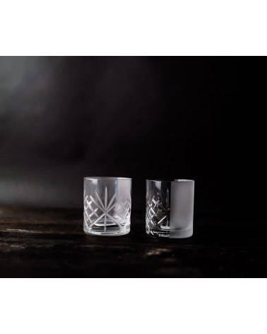 Kn Industrie - Set 6 Bicchieri In/Tagli Tumbler Molato Satinato