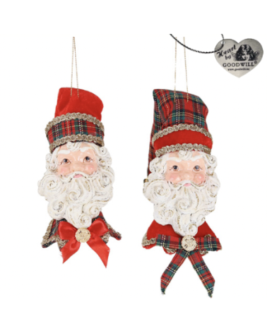 Goodwill - Pendente Babbo con dettaglio Tartan