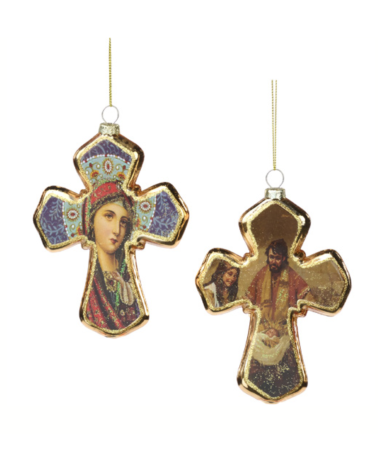 Goodwill - Pendente Croce Sagrada Familia "Mary/Holy"