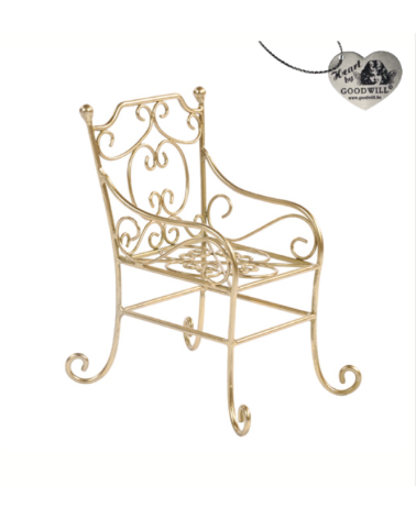 Goodwill - Sedia "Metal Doll Armchair" Oro