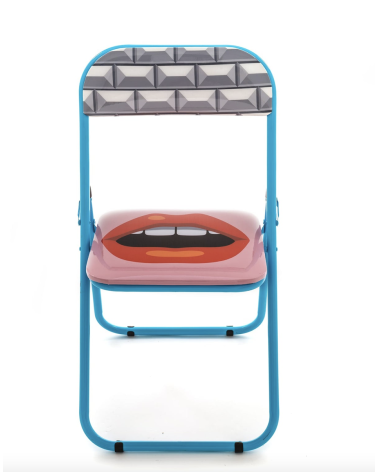Seletti - Sedia Pieghevole Mouth "Studio Job-Blow"