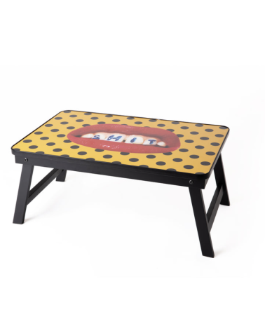 Seletti - Vassoio Gambe Pieghevoli "Sofa Tray-Shit"