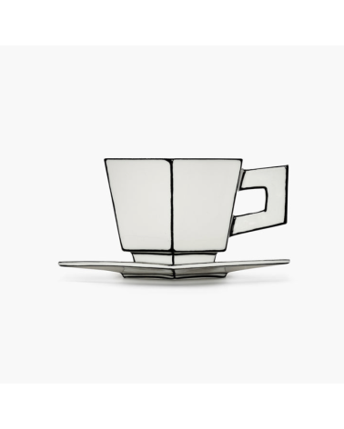 Serax - Tazza Da Cappuccino Con Piattino "Carte Blanche"