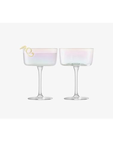 LSA International - Set 2 Bicchieri Cocktail/Champagne "Iridescence"