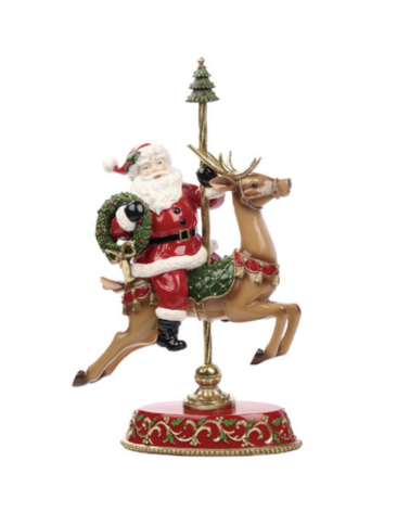 Goodwill Carosello Renna e Santa Clause cm.45.5