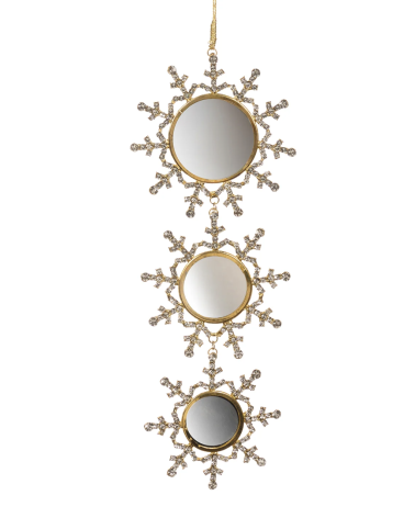 Goodwill - Pendente Jewel Mirror Snowflakes Gold