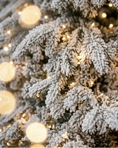 Fiori Di Lena - Albero Di Natale Mont Blanc Innevato 3200 mini led